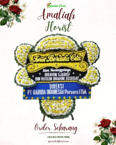 Papan Bunga Duka di Cisaranten Endah