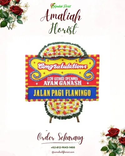 Bunga Papan Congratulation di Cisaranten Endah